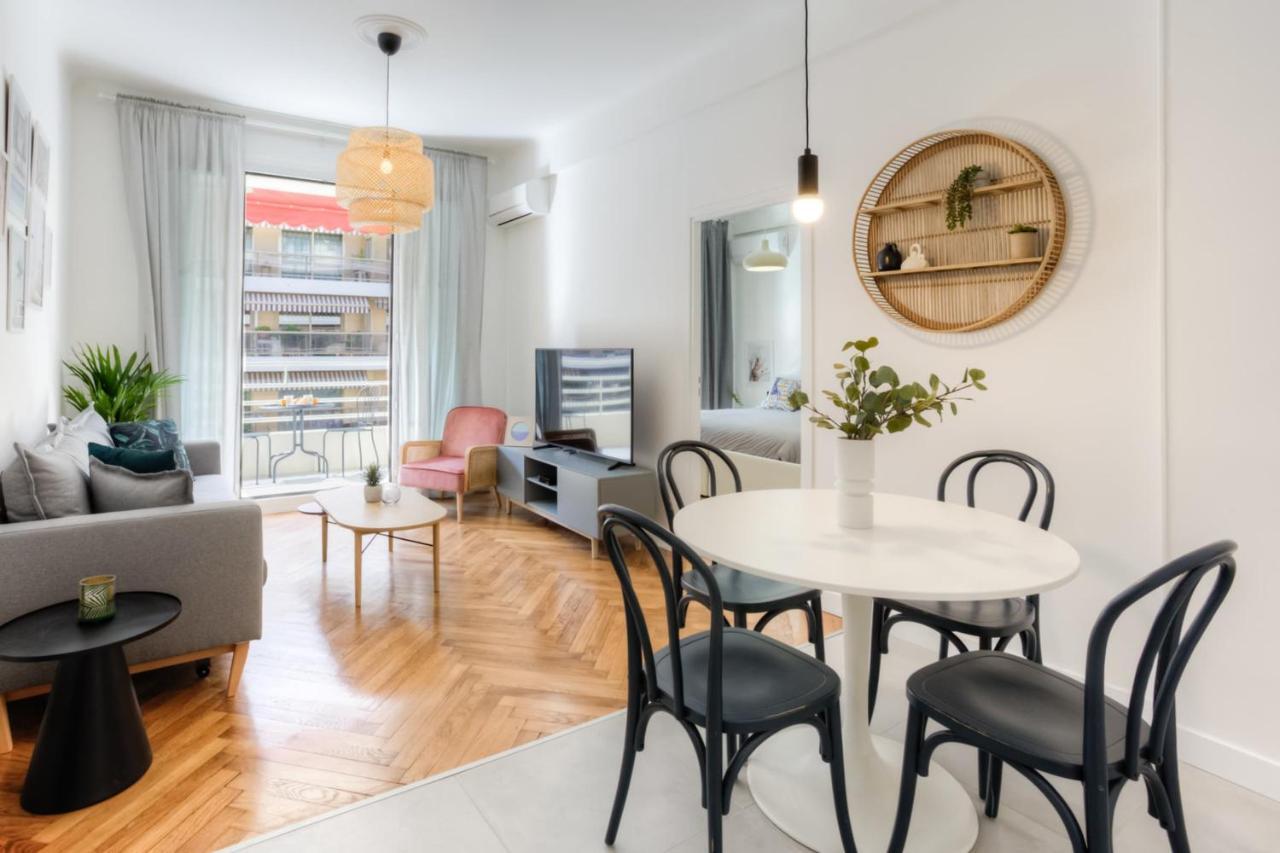 #29 Suite Gambetta Ac Sea View 2 Bedrooms 1Min Walk To Promenade & Sea Nice Dış mekan fotoğraf